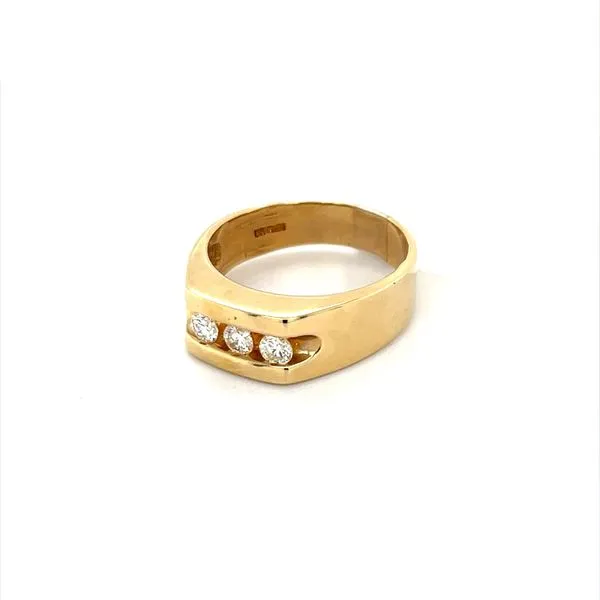14K Yellow Gold Estate Diamond Fashion Ring