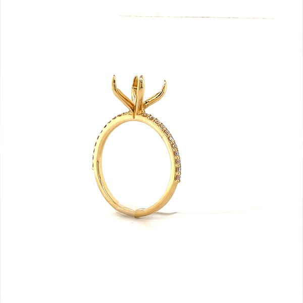 14K Yellow Gold Diamond Semi Mount Minor Jewelry Inc. Nashville, TN
