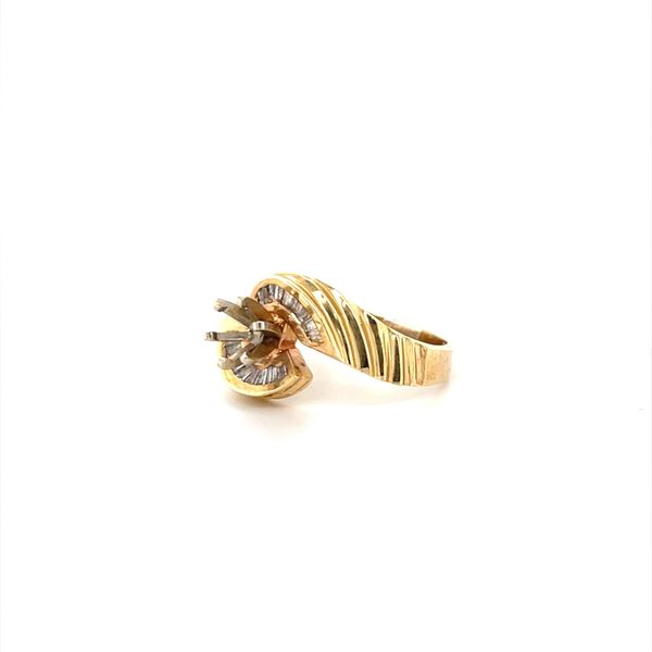 14K Yellow Gold Diamond Semi Mount Image 2 Minor Jewelry Inc. Nashville, TN