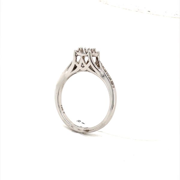14K White Gold Semi Mount Image 3 Minor Jewelry Inc. Nashville, TN