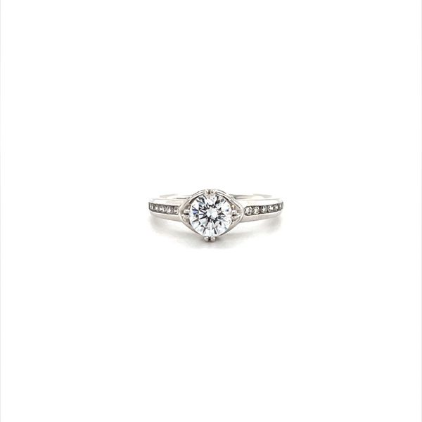 14K White Gold Diamond Semi-mount Engagement Ring Minor Jewelry Inc. Nashville, TN