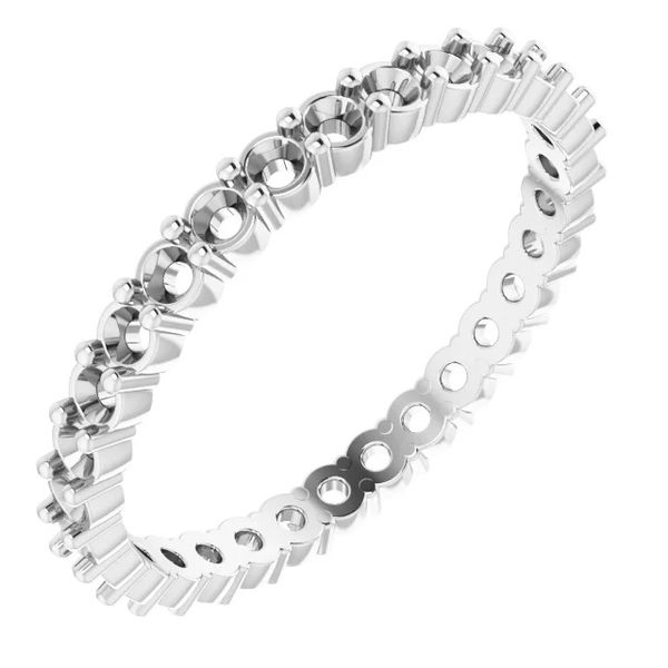 14K White Gold Eternity Band Mounting Image 3 Minor Jewelry Inc. Nashville, TN