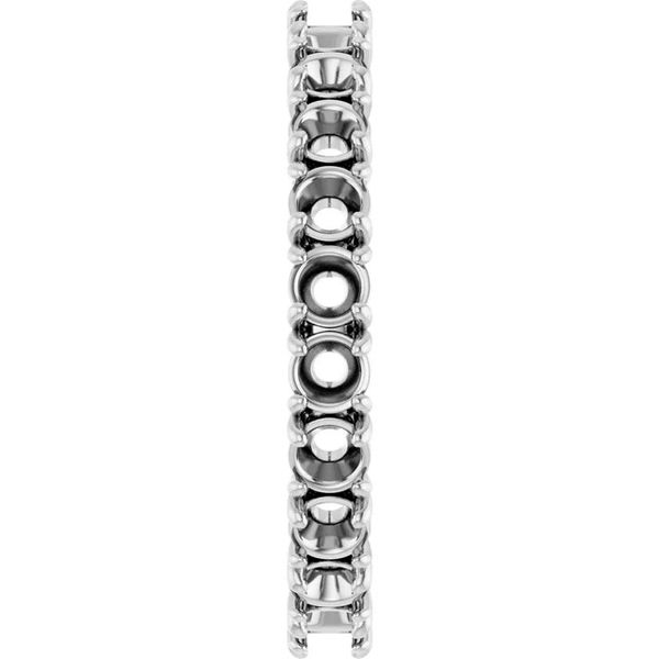 14K White Gold Eternity Band Mounting Image 3 Minor Jewelry Inc. Nashville, TN