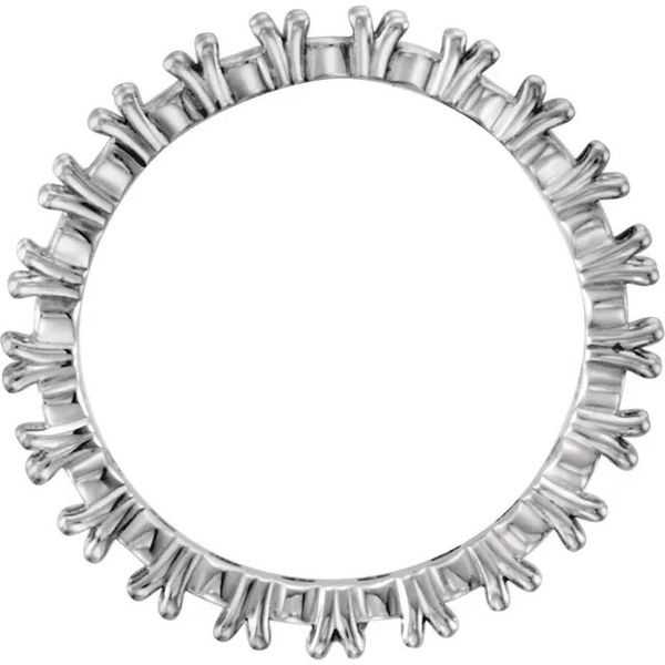 14K White Gold Eternity Band Mounting Image 4 Minor Jewelry Inc. Nashville, TN
