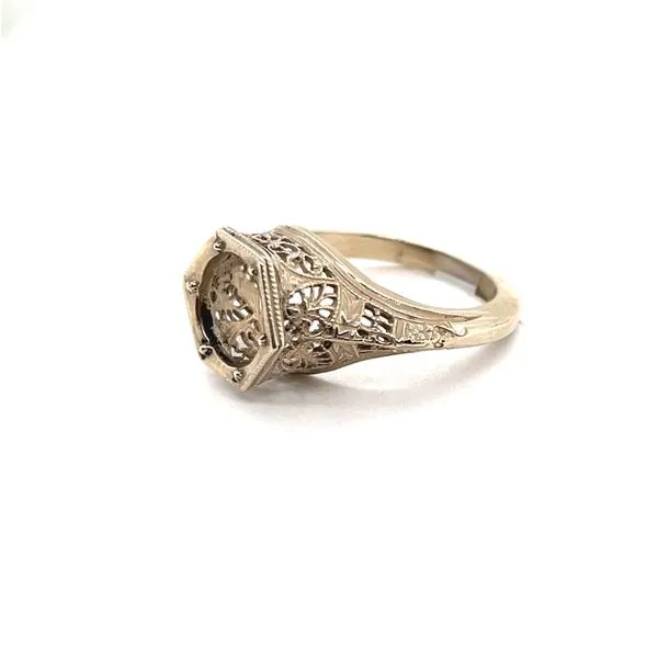 14K White Gold Ring Mounting Minor Jewelry Inc. Nashville, TN