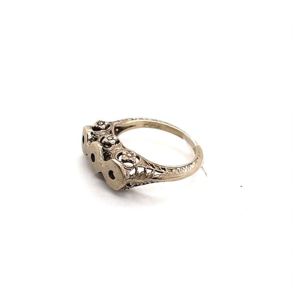 14K White Gold Bridal Ring Mounting Image 2 Minor Jewelry Inc. Nashville, TN