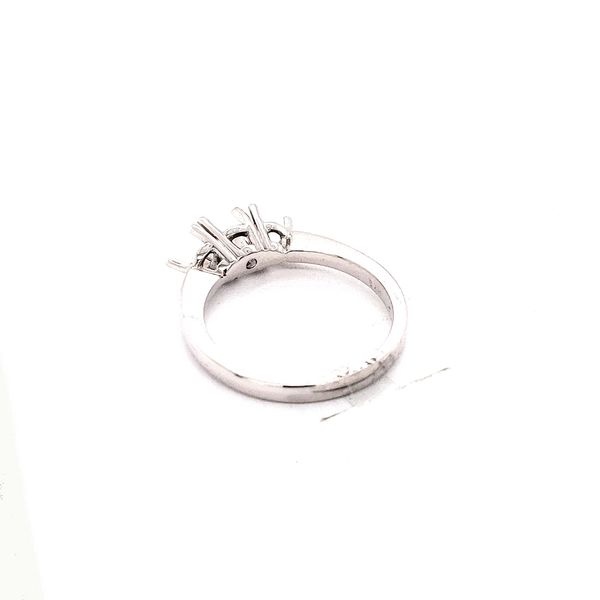 14K White Gold Bridal Ring Mounting Image 2 Minor Jewelry Inc. Nashville, TN