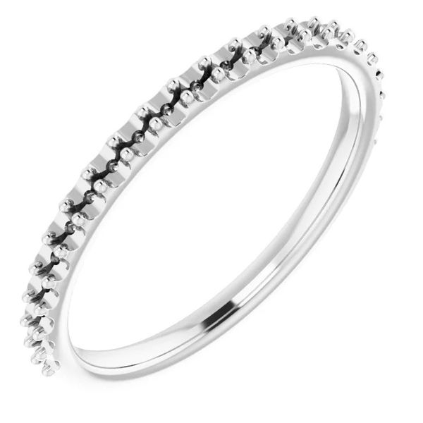 14K White Gold Half-Anniversary Ring Mounting Image 3 Minor Jewelry Inc. Nashville, TN