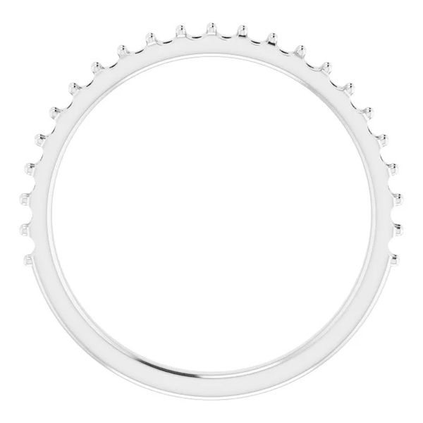 14K White Gold Half-Anniversary Ring Mounting Image 5 Minor Jewelry Inc. Nashville, TN