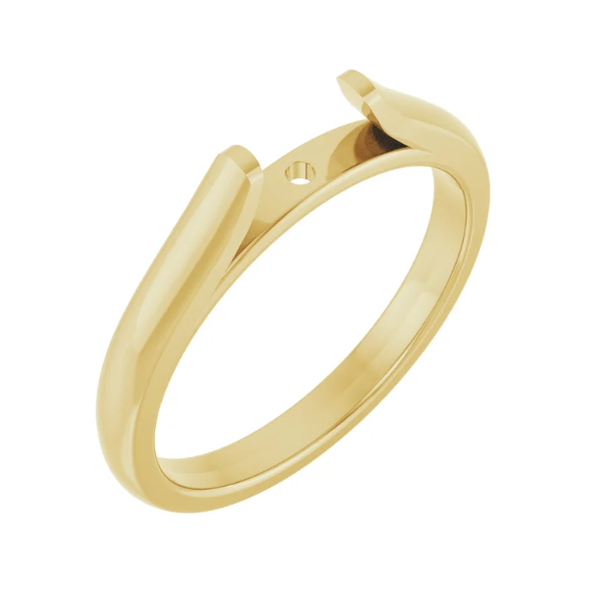 14K Yellow Gold Cathedral Peg Shank Image 3 Minor Jewelry Inc. Nashville, TN