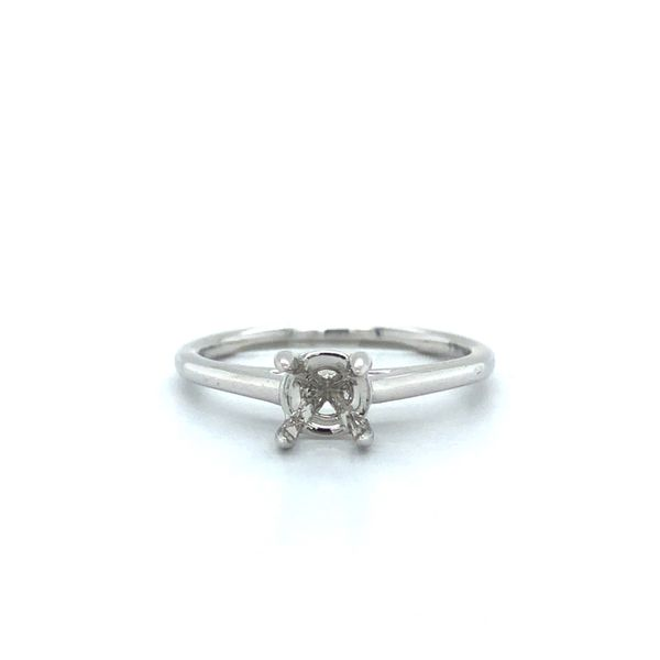 14K White Gold Solitaire Mounting Minor Jewelry Inc. Nashville, TN