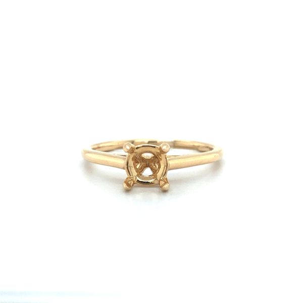 14K Yellow Gold Solitaire Mounting Minor Jewelry Inc. Nashville, TN