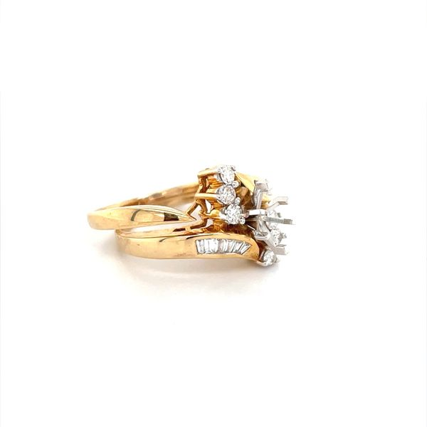 14K Yellow Gold And Diamond Wedding Image 2 Minor Jewelry Inc. Nashville, TN