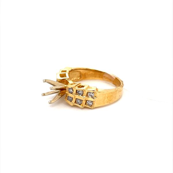 14K Yellow Gold Ring Mounting Image 2 Minor Jewelry Inc. Nashville, TN