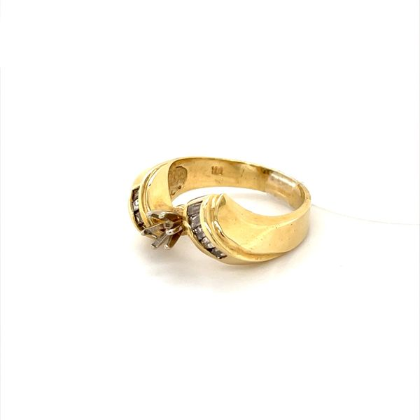 14K Yellow Gold Semi Mount Ring Image 2 Minor Jewelry Inc. Nashville, TN