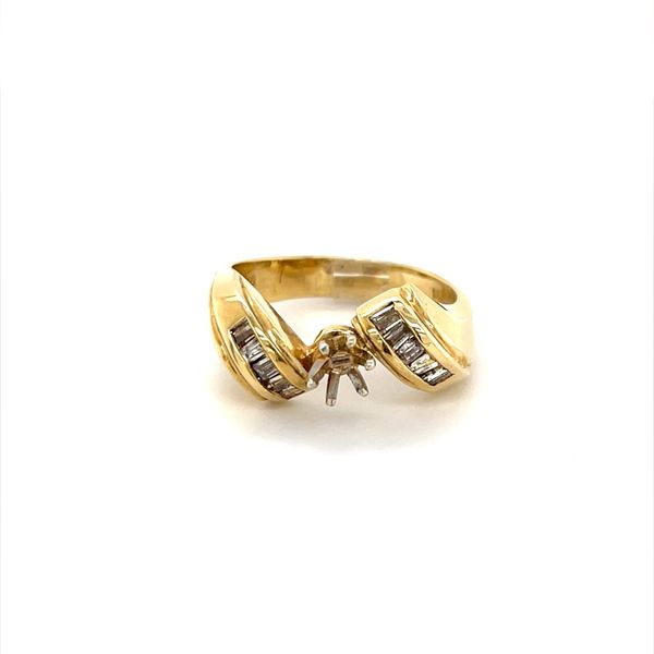 14K Yellow Gold Semi Mount Ring Minor Jewelry Inc. Nashville, TN