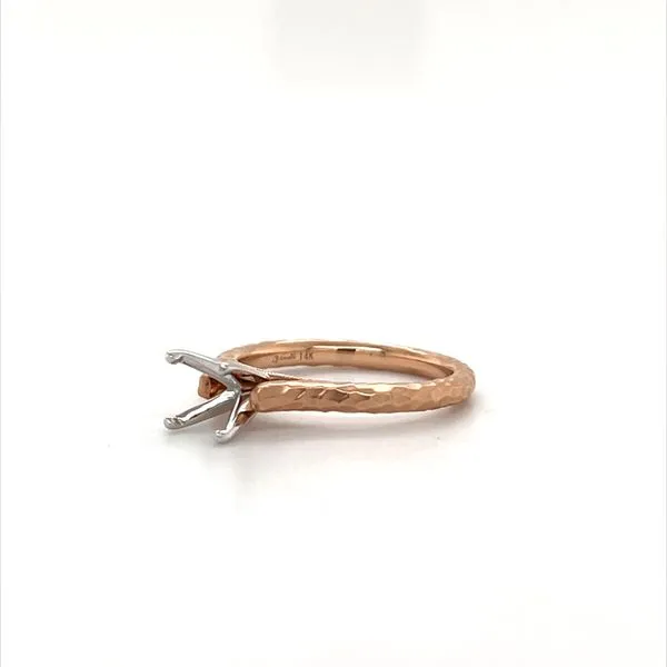 14K Rose Gold Ring Mounting Image 2 Minor Jewelry Inc. Nashville, TN