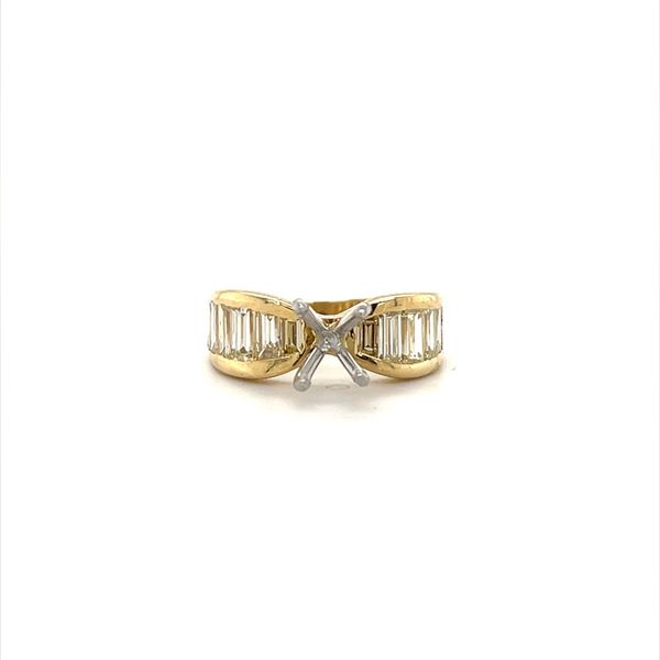 14K Yellow Gold Ring Mounting Minor Jewelry Inc. Nashville, TN