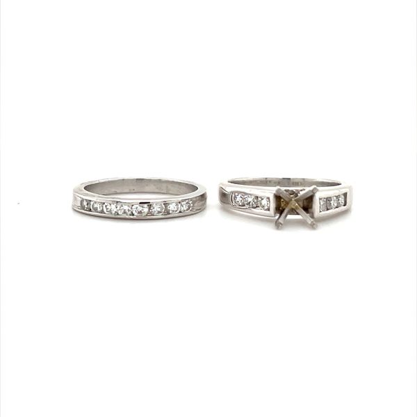 Platinum and Diamond Wedding Set Minor Jewelry Inc. Nashville, TN