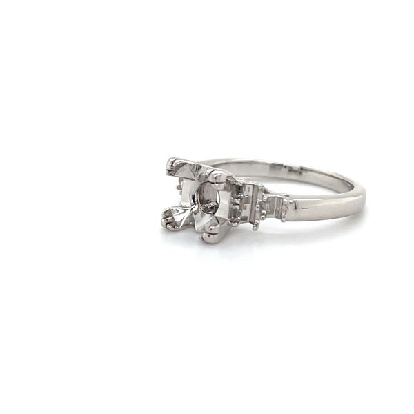 Platinum 7-Stone Ring Mounting Image 3 Minor Jewelry Inc. Nashville, TN