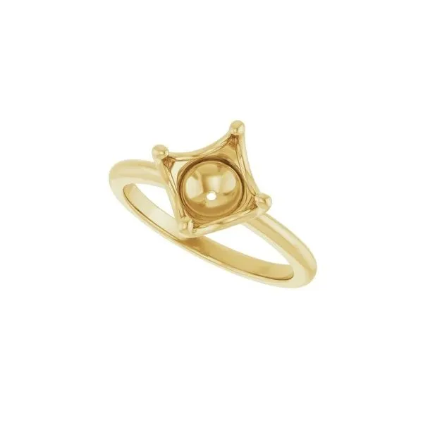 14K Yellow Gold Ring Mounting Image 2 Minor Jewelry Inc. Nashville, TN