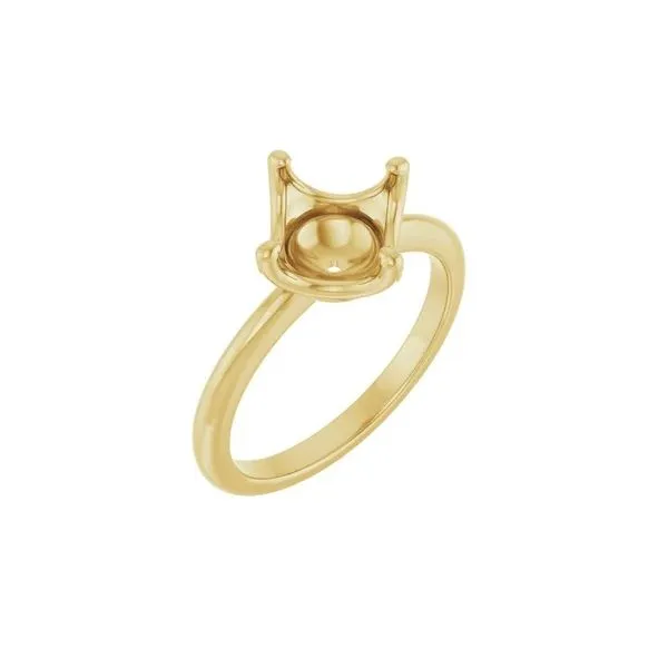 14K Yellow Gold Ring Mounting Image 3 Minor Jewelry Inc. Nashville, TN