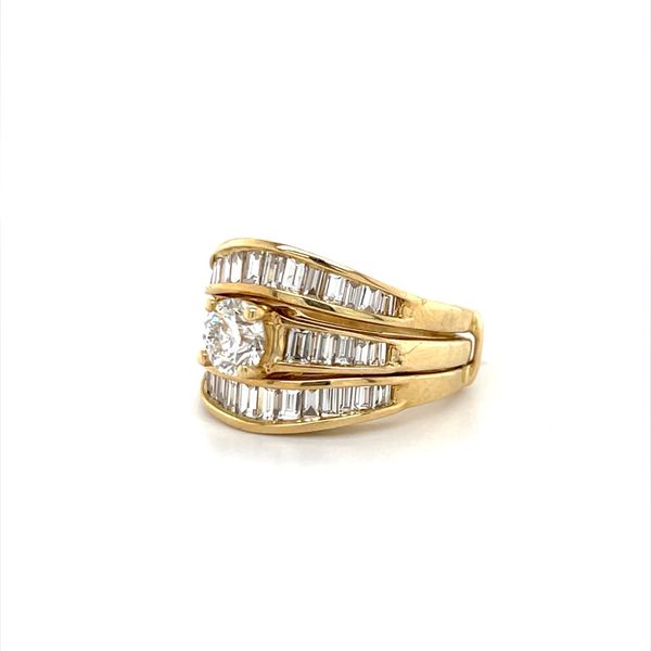 14K Yellow Gold Estate Diamond Wedding Set Image 2 Minor Jewelry Inc. Nashville, TN