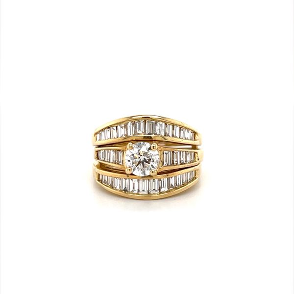 14K Yellow Gold Estate Diamond Wedding Set Minor Jewelry Inc. Nashville, TN