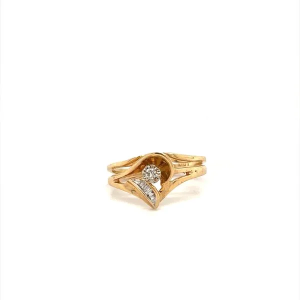 10K Yellow Gold Estate Diamond Wedding Set Minor Jewelry Inc. Nashville, TN