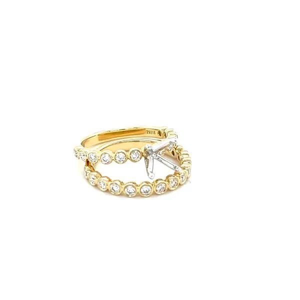 14K Yellow Gold Diamond Wedding Set Image 3 Minor Jewelry Inc. Nashville, TN