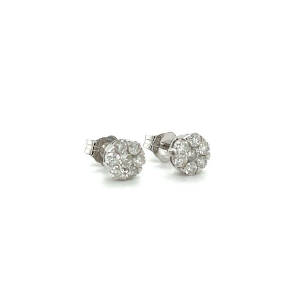10K Whtie Gold Diamond Stud Earrings Minor Jewelry Inc. Nashville, TN