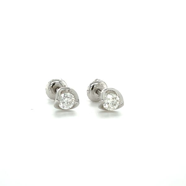 14K White Gold Diamond Stud Earrings Minor Jewelry Inc. Nashville, TN