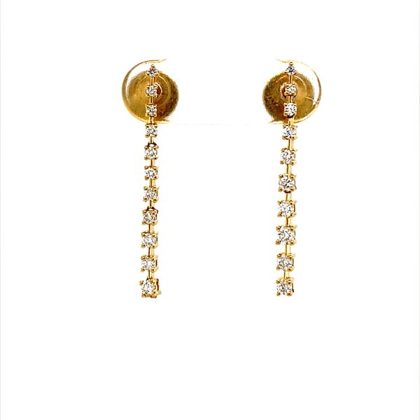 14K Yellow Gold Diamond Earrings Minor Jewelry Inc. Nashville, TN