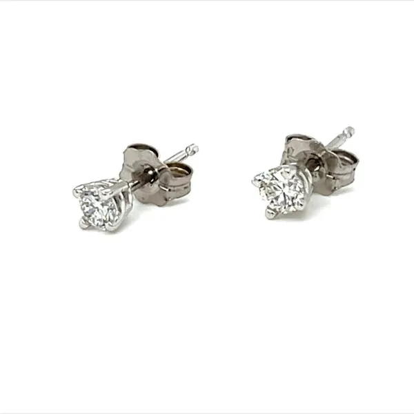 14K White Gold Diamond Stud Earrings Minor Jewelry Inc. Nashville, TN