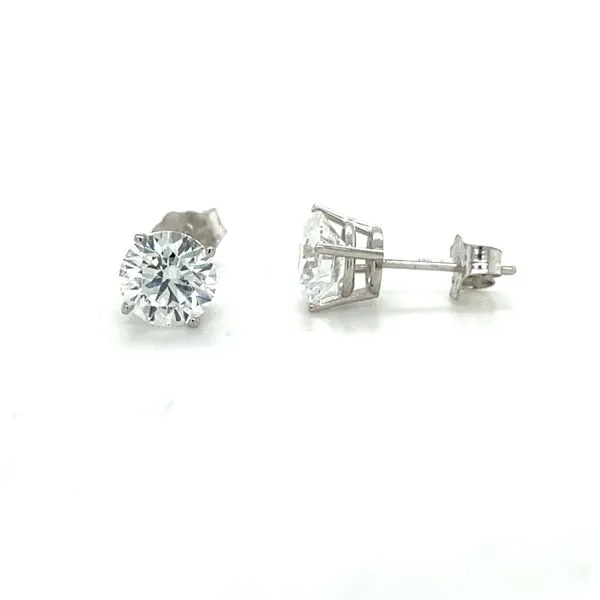 14K White Gold Diamond Stud Earrings Minor Jewelry Inc. Nashville, TN