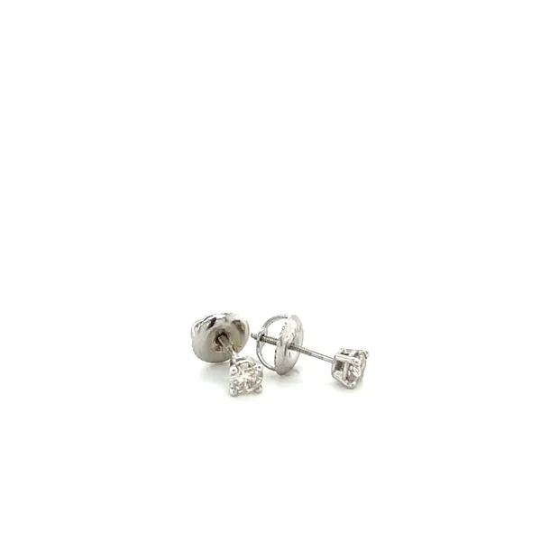 14K White Gold Diamond Stud Earrings Minor Jewelry Inc. Nashville, TN