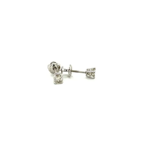 14K White Gold Diamond Stud Earrings Minor Jewelry Inc. Nashville, TN