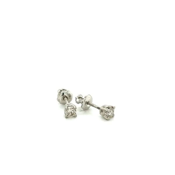 14K White Gold Diamond Stud Earrings Minor Jewelry Inc. Nashville, TN