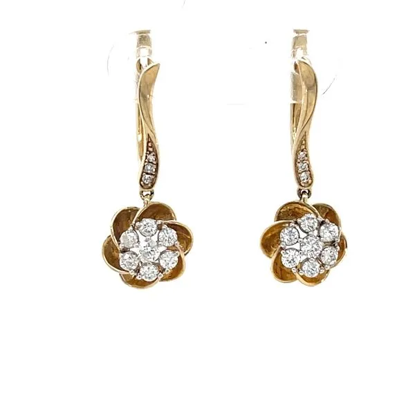 10K Yellow Gold Diamond Earrings Minor Jewelry Inc. Nashville, TN