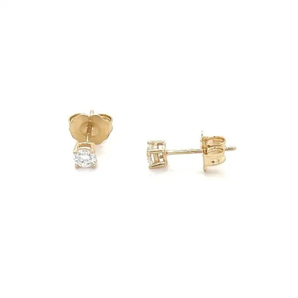 14K Yellow Gold Lab Grown Diamond Stud Earrings Minor Jewelry Inc. Nashville, TN