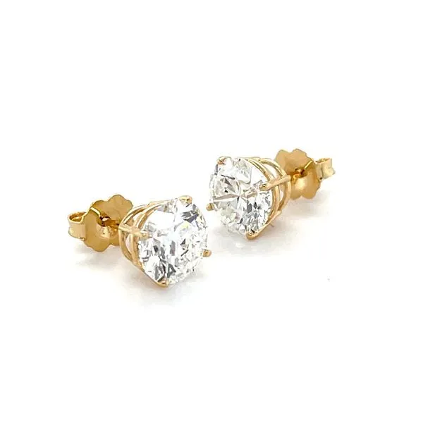 3cttw Lab Diamond Earrings Studs Image 2 Minor Jewelry Inc. Nashville, TN
