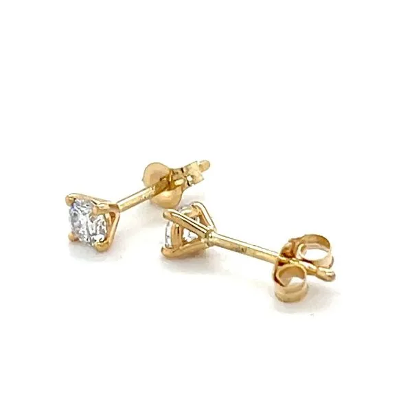 1/4ct 14K  Lab Diamond Stud Earrings Image 3 Minor Jewelry Inc. Nashville, TN