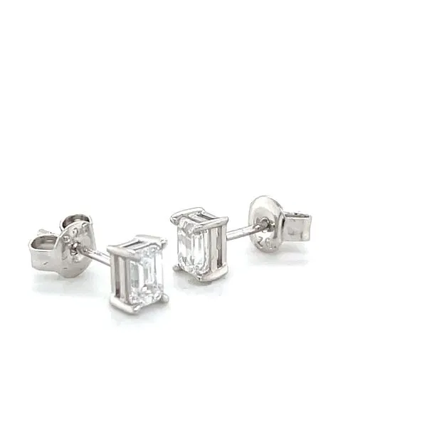 1cttw Lab Diamond Earrings Studs Image 2 Minor Jewelry Inc. Nashville, TN