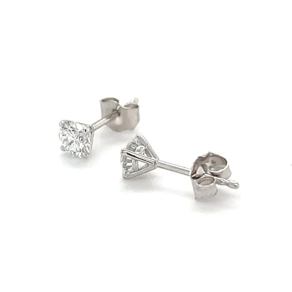 0.50cttw 14K White Gold Lab Diamond Studs Image 3 Minor Jewelry Inc. Nashville, TN