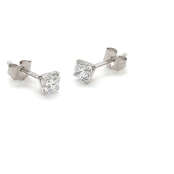 0.50cttw 14K White Gold Lab Diamond Studs Image 2 Minor Jewelry Inc. Nashville, TN