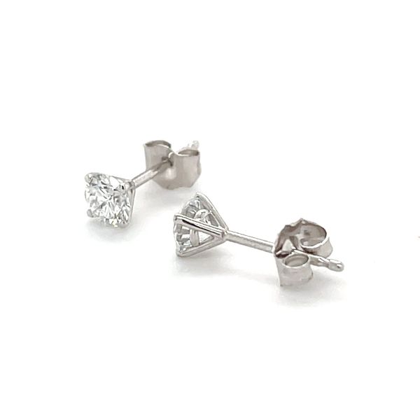 0.50cttw 14K White Gold Lab Diamond Studs Image 3 Minor Jewelry Inc. Nashville, TN