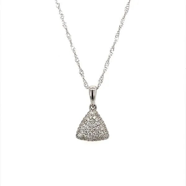 18K White Gold Diamond Pendant Necklace Minor Jewelry Inc. Nashville, TN