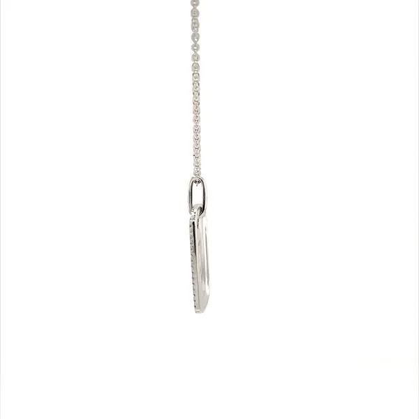 14K White Gold Diamond Pendant Necklace Image 2 Minor Jewelry Inc. Nashville, TN