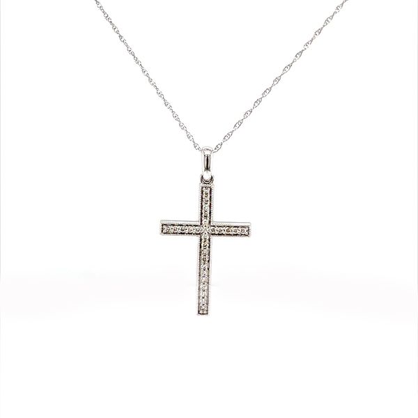 14K White Gold Cross Necklace Minor Jewelry Inc. Nashville, TN