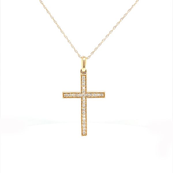 14K Yellow Gold Cross Necklace Minor Jewelry Inc. Nashville, TN